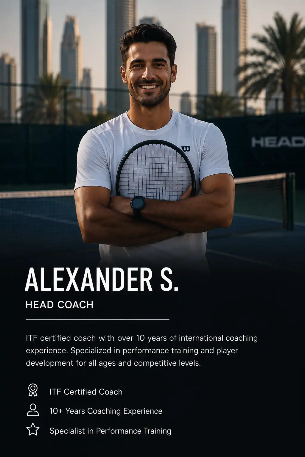 tennis coach dubai
